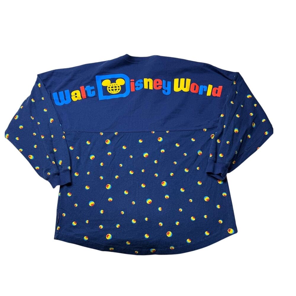 Walt Disney World Pixar Ball Navy Spirit Jersey Size Small Disney Parks